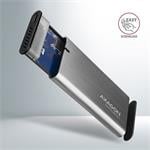 AXAGON EEM2-SG2, USB-C 3.2 Gen 2 - M.2 NVMe & SATA SSD RAW box