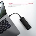 AXAGON EEM2-UB2 USB-C 10Gbps - M.2 NVMe SSD ARROW box, černý