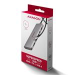 AXAGON HMC-5H, rozbočovač USB 5Gb/s, 3x USB-A, HDMI 4k/30Hz, PD 100W, kábel USB-C 100cm
