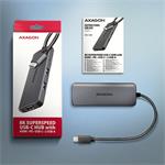 AXAGON HMC-5H8K, rozbočovač USB 5Gb/s, 2x USB-A, USB-C, HDMI 8k/30Hz, PD 100W, kábel USB-C 15cm