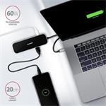 AXAGON HMC-6GL, rozbočovač USB 3.2 Gen 1, PD 100W