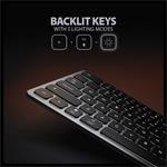 AXAGON HMC-KB-US, USB 5Gbps hub s US klávesnicí, HDMI 4K/60Hz, 3x USB-A, SD/mSD, audio, PD 100W