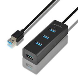 AXAGON HUE-S2BL 4x USB3.0 Nabíjací hub 1,2 m kábel