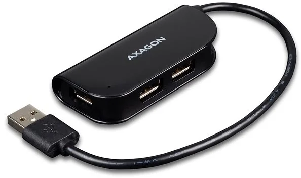AXAGON HUE-X4B USB Ready húb, čierny