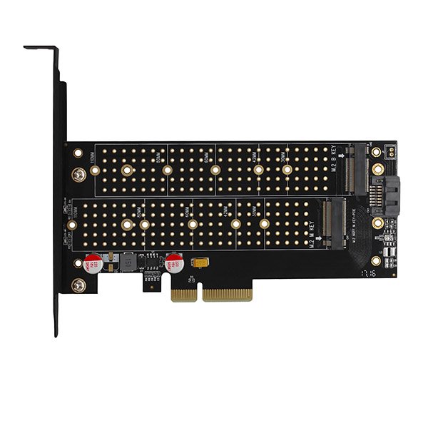 AXAGON PCEM2-D PCIe NVMe+NGFF M.2 adaptér