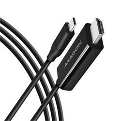 AXAGON RVC-HI2C, USB-C -> HDMI 2.0 adaptér, kabel 1,8m