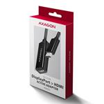 AXAGON RVD-HI20N, redukcia/adaptér DisplayPort -> HDMI 2.0b, 4K/60Hz