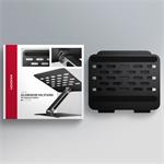 AXAGON STND-LQB, hliníkový HQ stojan pro notebooky 10"-17.3", černý