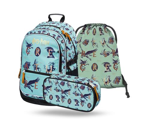 BAAGL 3 SET Core Harry Potter Fantastické zvieratá: batoh, peračník, taška