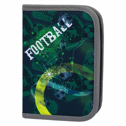BAAGL Školský penál klasický s dvoma chlopňami Futbal