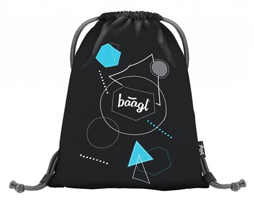 BAAGL Taška na topánky Graphic black