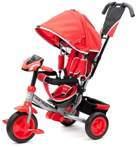 Baby Mix Dětská tříkolka s LED světly Lux Trike červená