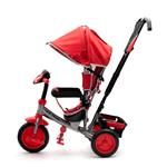 Baby Mix Detská trojkolka s LED svetlami Lux Trike červená