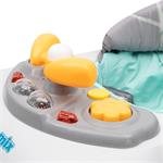Baby Mix Dětské chodítko s volantem a silikonovými kolečky mátové