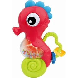 Baby Mix Dětské chrastítko s melodií mořský koník červený
