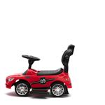 Baby Mix Detské odrážadlo so zvukom a vodiacou tyčou RACER červené