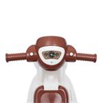 Baby Mix Dětské odrážedlo motorka se zvukem Scooter bílé