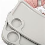 Baby Mix Jedálenská stolička Freja drevená prašná ružová