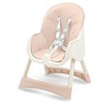 Baby Mix Jídelní židlička Nora dusty pink