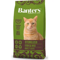 Banters Cat Adult Sterilized Fish & Rice 8kg granule pro kastrované kočky