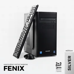 BARBONE FENIX Silver - Intel Pentium G3260/4GB/500GB/DVDRW/W7P (FenixSilverW7Pv10)