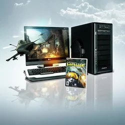 BARBONE REBEL HAWX Intel C2D E8400/2GB/500GB/GTS250/DVDRW/Linux