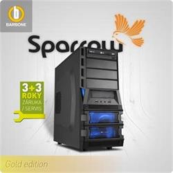 BARBONE SPARROW Gold - Intel Core i7-4790/8GB/1TB/120GB SSD/Intel HD 4600/DVDRW/W10 (SparrowGoldW10)