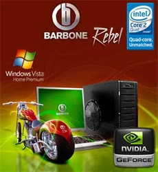 BARBONE W REBEL QUAD Ultra FarCry Edition Intel QUAD Q8200/4GB/640GB/9800GT/DVDR