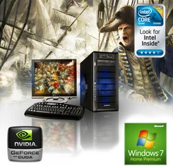 BARBONE W REBEL TOTAL Intel QUAD Q8200/4GB/1TB/GTX260/DVDRW/Windows 7 Home Premium