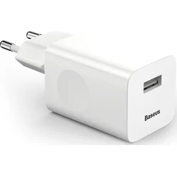 Baseus 1xUSB Quick Charge 3.0 24W biely