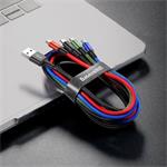 Baseus 4v1 Lightning 2* USB-C microUSB 3,5A 1,2 m, čierna