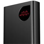Baseus Adaman kovová powerbanka s digitálním displejem QC 20000mAh 22.5W, černá