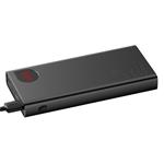 Baseus Adaman kovová powerbanka s digitálnym displejom QC 20000mAh 22,5W, čierna