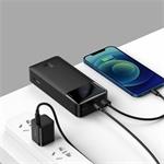 Baseus Bipow powerbanka s digitálním displejem 30000mAh 15W černá