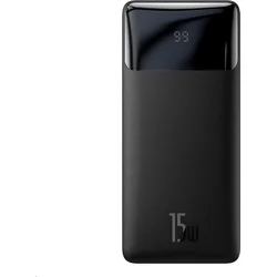 Baseus Bipow Powerbanka s digitálním displejem 30000mAh 15W černá