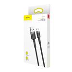 Baseus Cafule Micro USB 2,4A 1m (sivo-čierny)