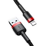 Baseus Cafule Nabíjací/dátový kábel USB na Lightning 1,5A 2 m, červeno-čierny