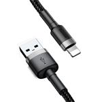 Baseus Cafule Nabíjací/dátový kábel USB na Lightning 1,5A 2 m, sivo-čierny