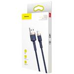 Baseus Cafule Nabíjací/dátový kábel USB na Lightning 2,4A 1 m, zlatomodrý
