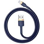 Baseus Cafule Nabíjací/dátový kábel USB na Lightning 2,4A 1 m, zlatomodrý