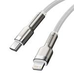 Baseus Cafule Series Nabíjací/dátový kábel USB-C na Lightning PD 20W 2m, biely
