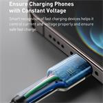 Baseus Cafule Series Nabíjací/dátový kábel USB-C na Lightning PD 20W 2m, biely