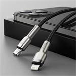 Baseus Cafule Series nabíjecí/datový kabel USB-C na Lightning PD 20W 0,25m, černá