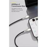 Baseus Cafule Series nabíjecí/datový kabel USB-C na Lightning PD 20W 0,25m