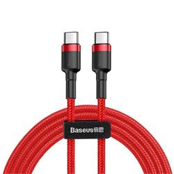 Baseus Cafule Series nabíjecí/datový kabel USB-C na USB-C PD2.0 60W Flash 2m, červená