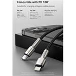 Baseus Cafule Series USB-C na Lightning PD 20W 1m nabíjací/dátový kábel, biely