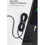 Baseus Cafule Series USB-C na Lightning PD 20W 1m nabíjací/dátový kábel, čierny