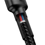 Baseus Cafule Series USB-C na USB-C PD2.0 60W Flash nabíjací/datový kábel 1m, červeno-čierny