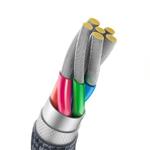 Baseus Crystal Shine Series nabíjecí/datový kabel USB-A / USB-C 100W 2m, černá
