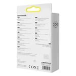 Baseus Crystal Shine Series USB-C/Lightning 20W 2m nabíjací/dátový kábel, čierny